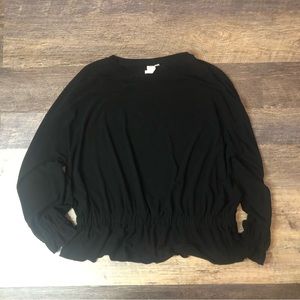 Size L long sleeve black blouse Ady P